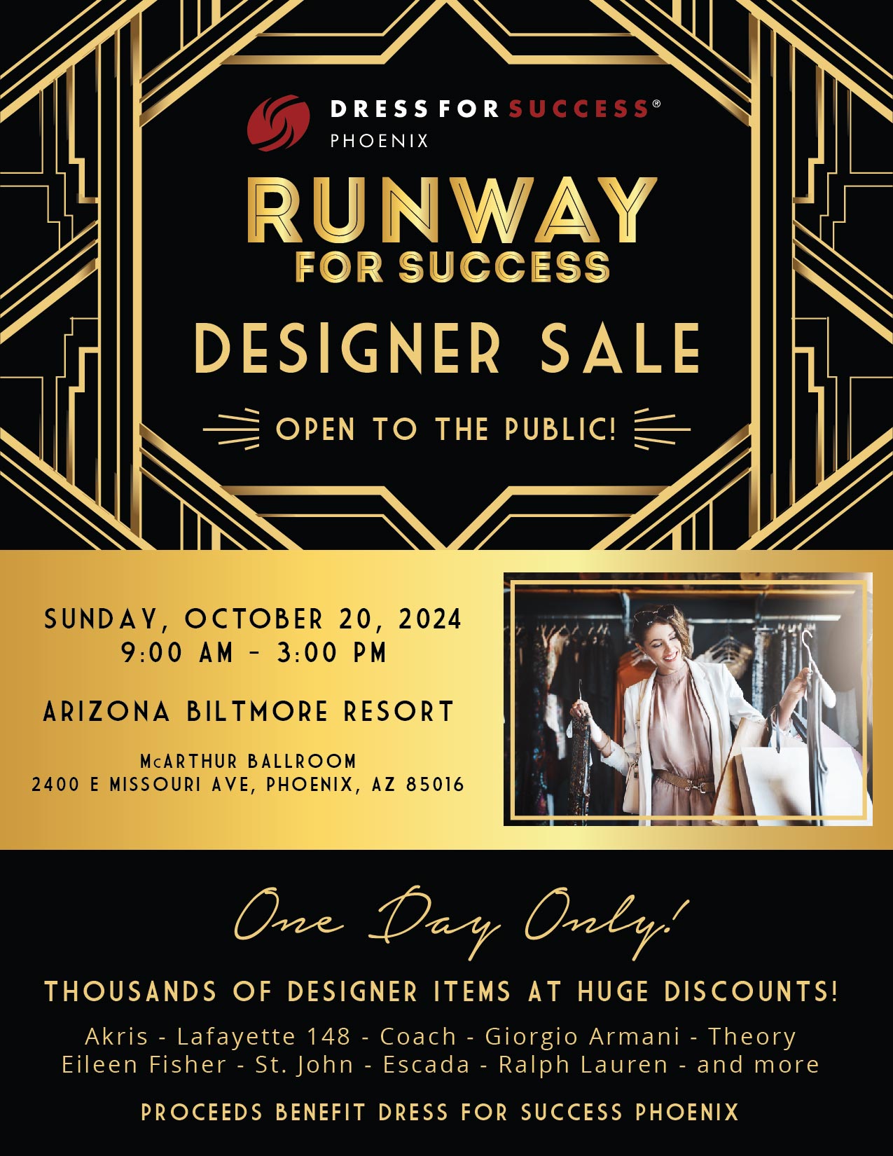 designer sale flyer